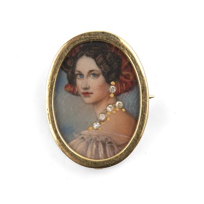 Lot 207 - 20th Century English School oval miniature...