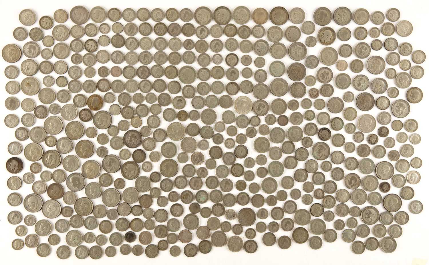 Lot 259 - Pre-1947 silver coins £21 and face value