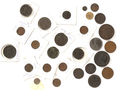 Lot 251 - Ten GB copper and bronze coins 2 1797 2D, 1950...