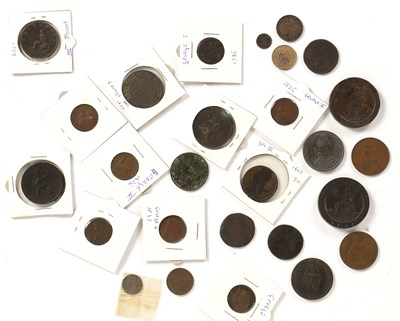 Lot 251 - Ten GB copper and bronze coins 2 1797 2D, 1950...