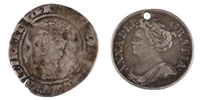 Lot 36 - A collection of English milled silver coinage