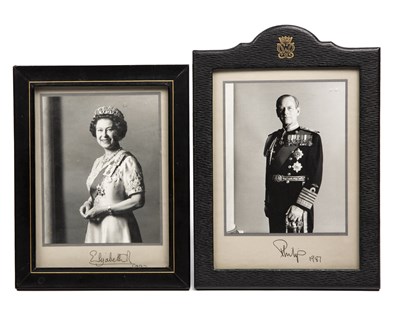 Lot 372 - A signed Royal photograph of Queen Elizabeth...