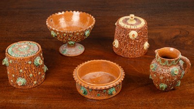 Lot 90 - Five Tilehurst potter items