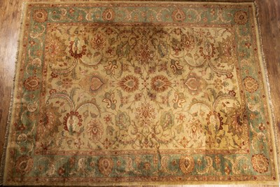 Lot 42 - Ziegler style wool carpet Indian, with foliate...