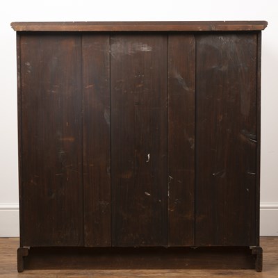 Lot 57 - Walnut chest of drawers Aesthetic movement,...