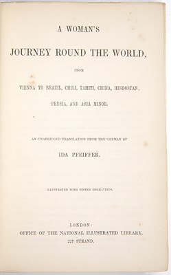 Lot 612 - 19th Century Travel: Pfeiffer (Ida). 'A...