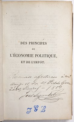 Lot 654 - Ricardo (David) (1772-1823) 'Des Principes de...