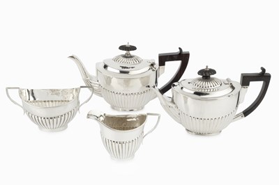 Lot 814 - A late Victorian three piece bachelor's tea...