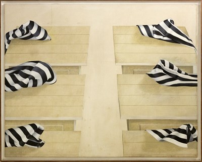 Lot 410 - Peter Nagel (b.1941) Still Life with Six...