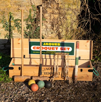 Lot 1207 - A part croquet set