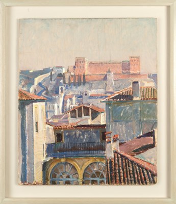 Lot 128 - Angelo Zamboni (1895-1939) Italian Rooftops...