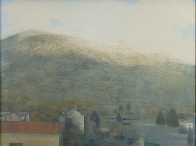 Lot 324 - David Tindle (b.1932) Edge of the Village...