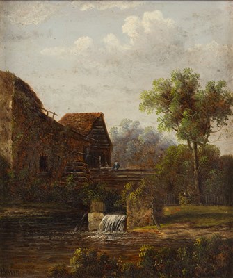 Lot 351 - * Morris (19th century) The watermill, signed,...