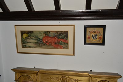 Lot 130 - Arthur Dudley (1864-1919) 'Fish and lobster...