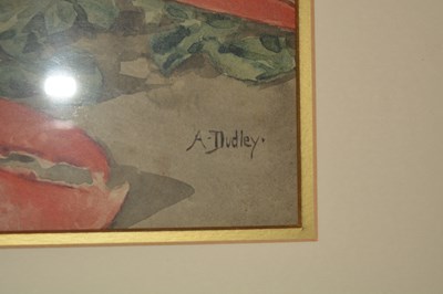 Lot 130 - Arthur Dudley (1864-1919) 'Fish and lobster...