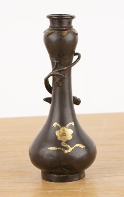 Lot 259 - Parcel gilt bronze vase Chinese, Ming period...
