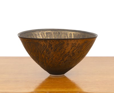 Lot 447 - Peter Beard (b.1951) studio pottery bowl with...