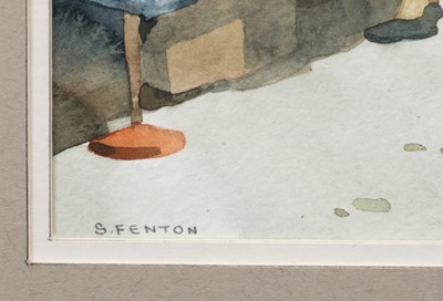 Lot 200 - Sam Fenton, two Mediterranean watercolours