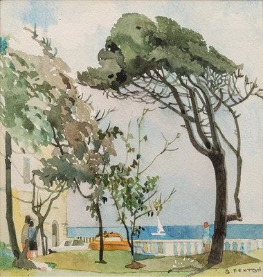 Lot 200 - Sam Fenton, two Mediterranean watercolours