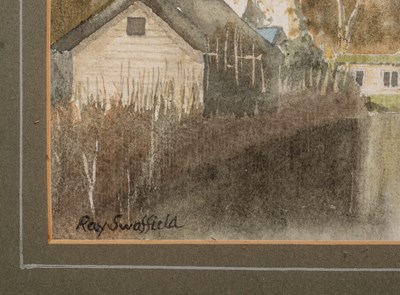 Lot 202 - Andy Waite, two watercolours together with two further pictures