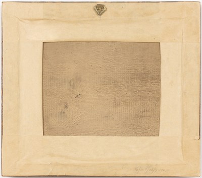 Lot 132 - Heraldic crest study with motto 'Sero Sed Sero'...