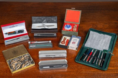Lot 74 - A collection of modern ink pens and biros