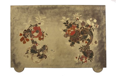 Lot 7 - A 19th century chinoiserie lacquered whatnot...