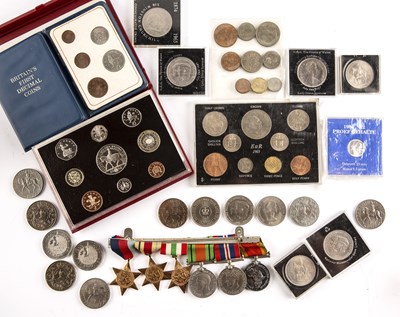 Lot 358 - WWII campaign medals awarded to R.S Welsh...