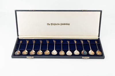 Lot 790 - A set of twelve silver limited edition...