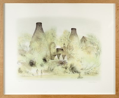 Lot 11 - David Gentleman (b.1930) Coalport Ovens, 1971;...