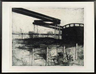 Lot 42 - Nina Carroll (1932-1990) Church, signed,...