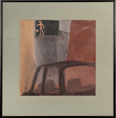 Lot 42 - Nina Carroll (1932-1990) Church, signed,...