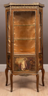 Lot 383 - A late 19th century French pier cabinet