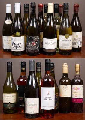 Lot 89 - A collection of twenty one bottles of white wines