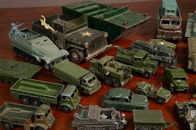 Lot 119 - A collection of die-cast military vehicles