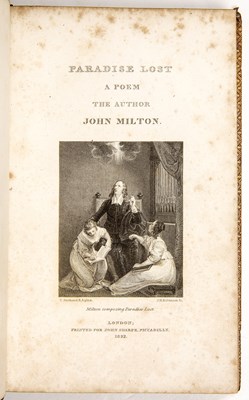 Lot 521 - Milton (John). 'Paradise Lost' 2 vols. 1822...