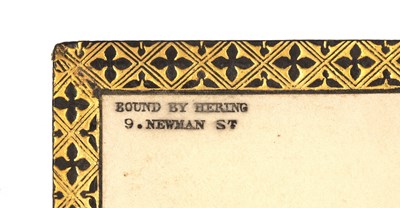 Lot 528 - Hering (John?) Bookbinder, Newman St. (London...