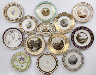 Lot 140 - Eleven late 18th/early 19th century Derby...