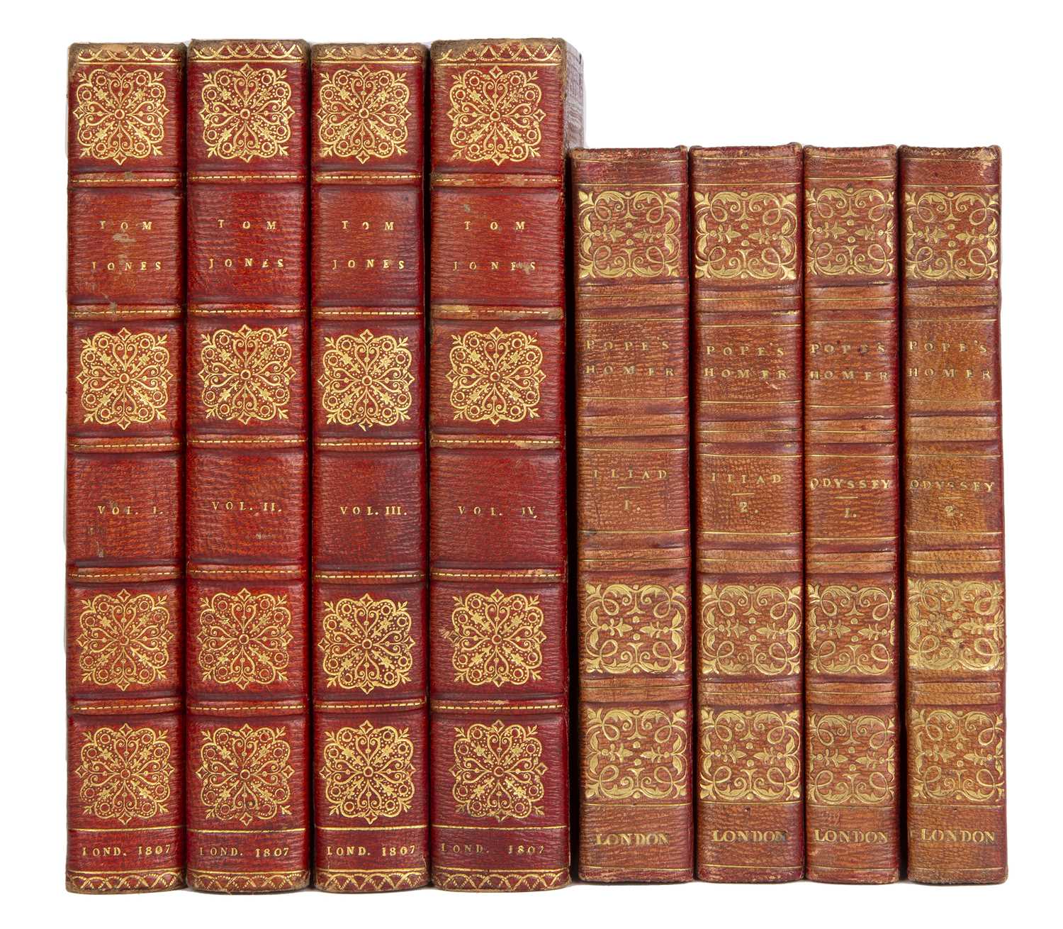 Lot 529 - Early 19th century English Binding: Fielding...