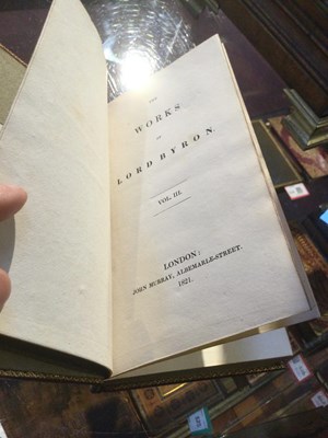 Lot 530 - 19th century Bindings:- Byron (Lord George G)....