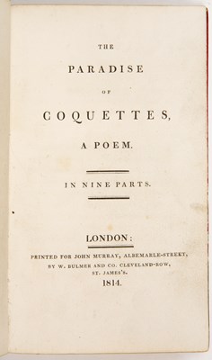 Lot 533 - [Brown (Thomas) 1778-1820] The Paradise of...