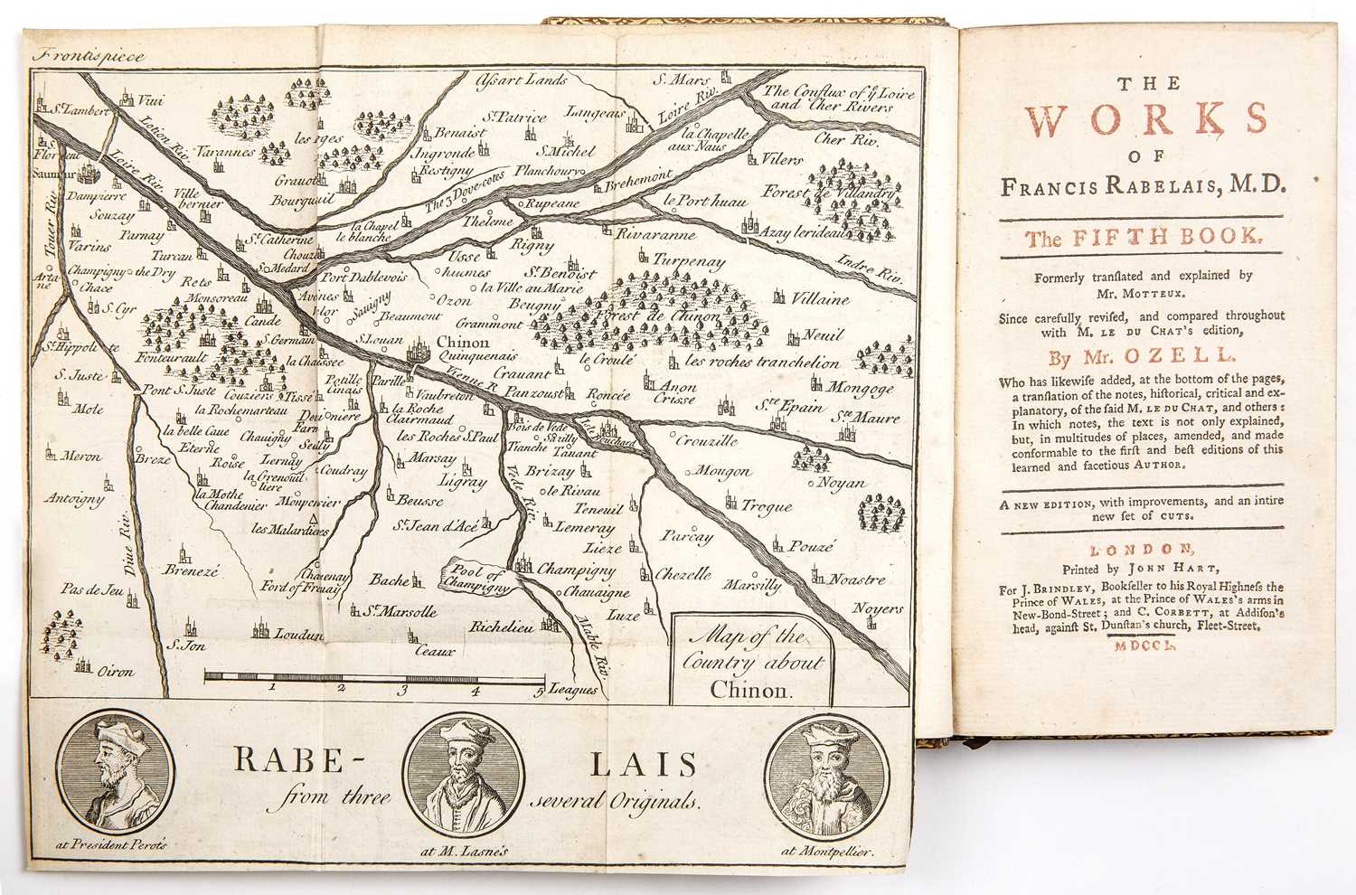 Lot 536 - Hering (Charles?) Binding:- Ozell, 'The Works...