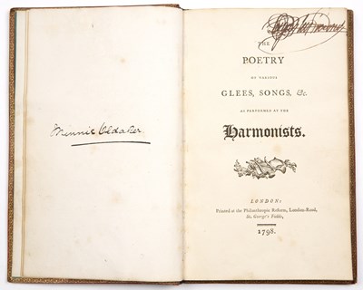 Lot 542 - Late 18th century English Binding:- [Fryer...
