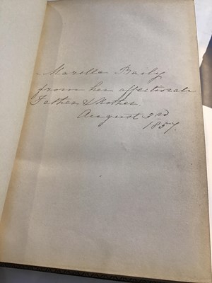 Lot 550 - John (?) Wright Bookbinder, c.1850, Milton...