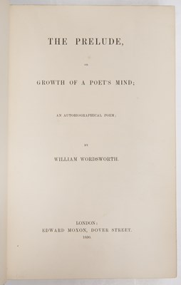 Lot 556 - Wordsworth (William) (1770-1850). 'The Prelude...