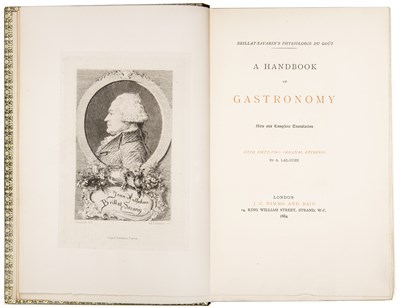 Lot 558 - Brillat-Savarin (J.A.): 'A Handbook of...