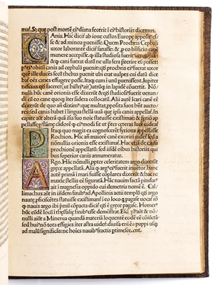 Lot 563 - Incunable (Parrhasius / Seripando copy):...