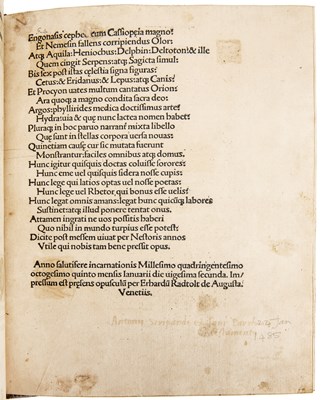 Lot 563 - Incunable (Parrhasius / Seripando copy):...