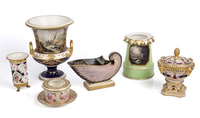 Lot 144 - Derby porcelain to include an early 19th...
