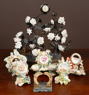 Lot 50 - A collection of 19th century porcelain watch stands